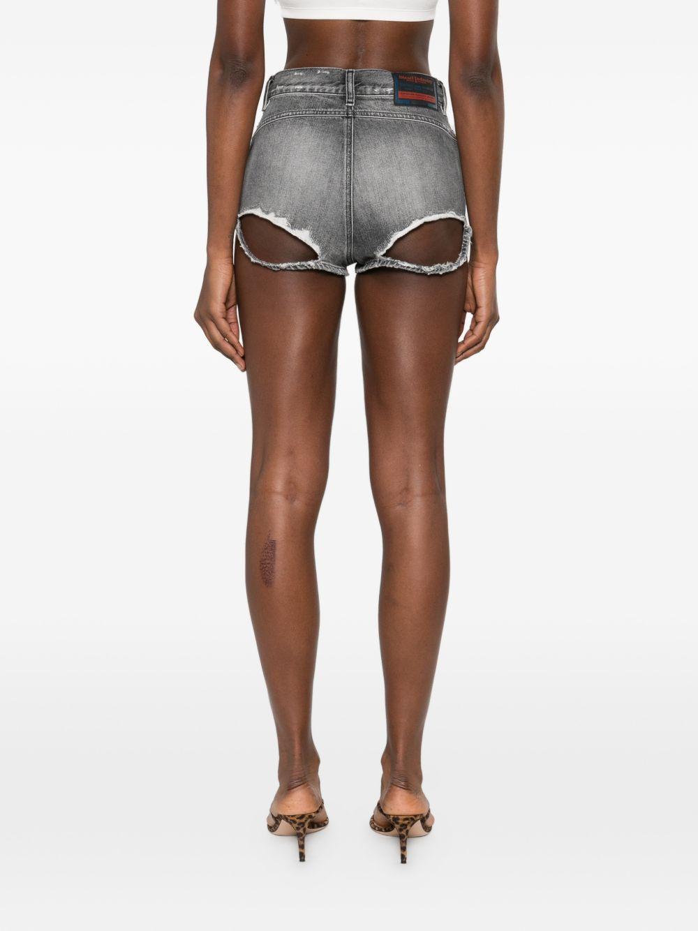 Shorts con effetto vissuto 