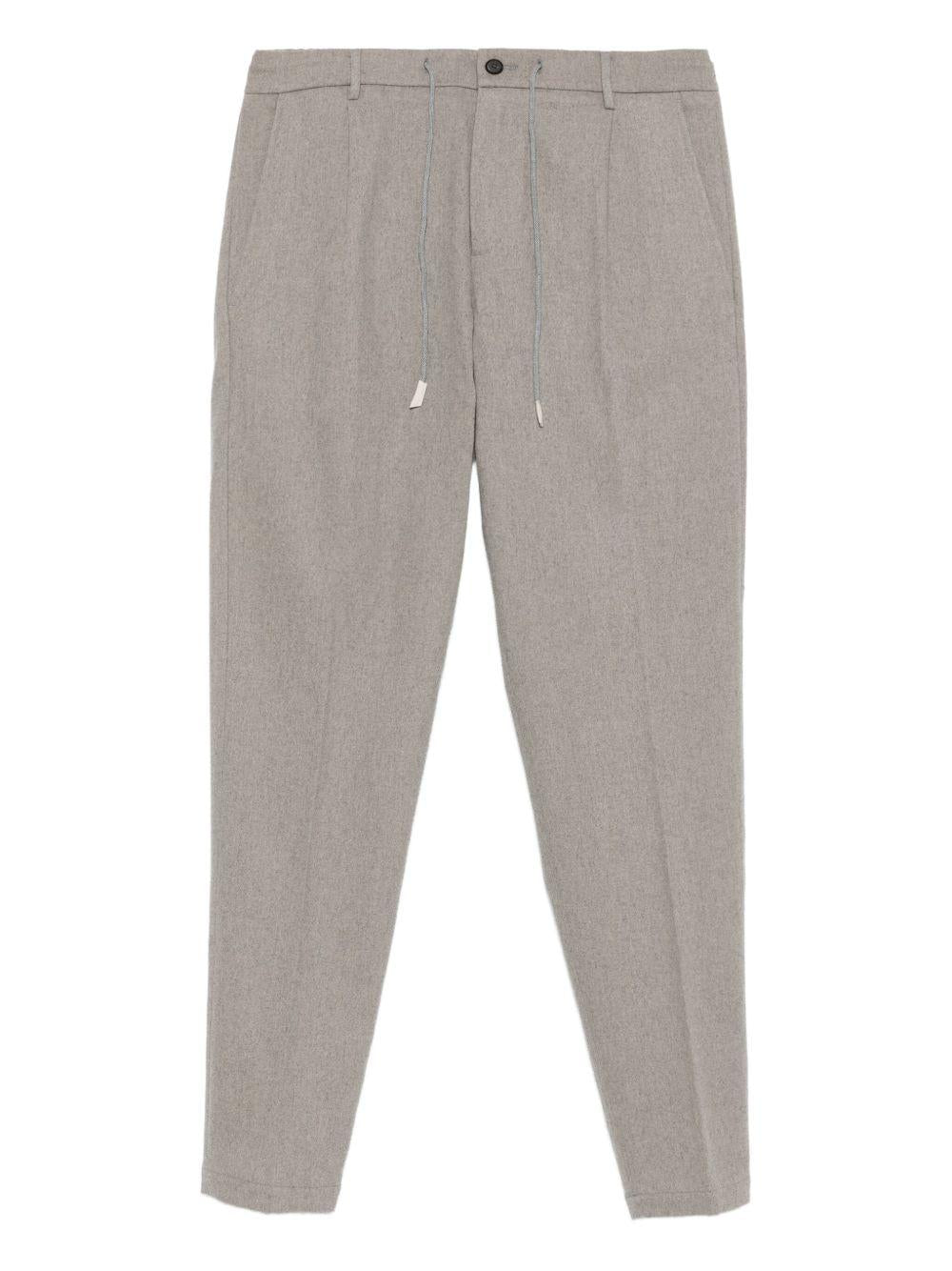 Pantaloni grigi con coulisse 