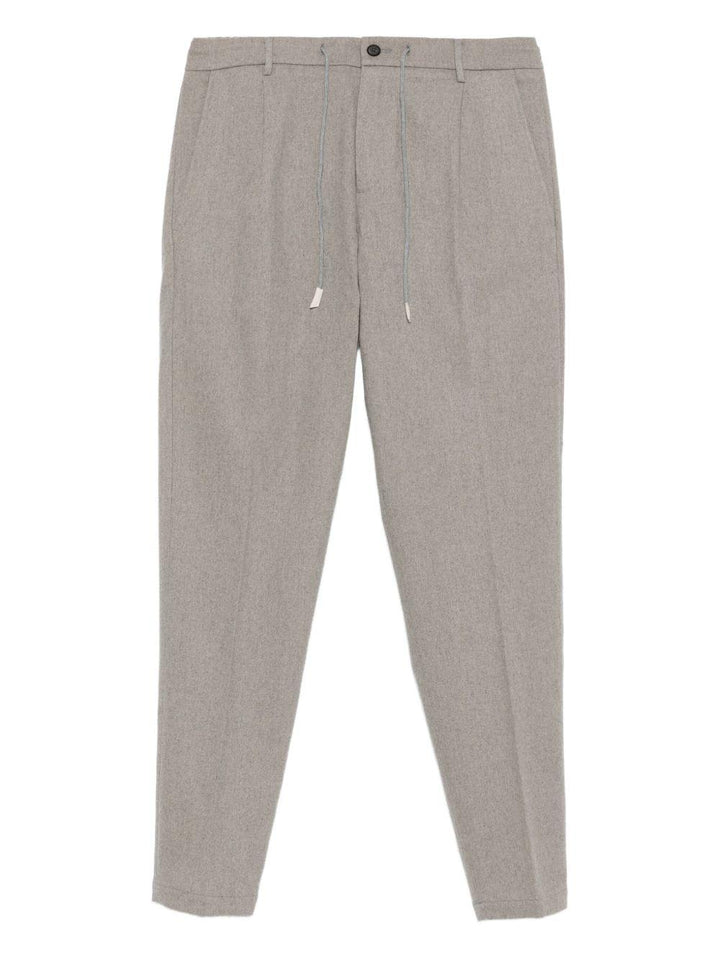 Pantaloni grigi con coulisse 