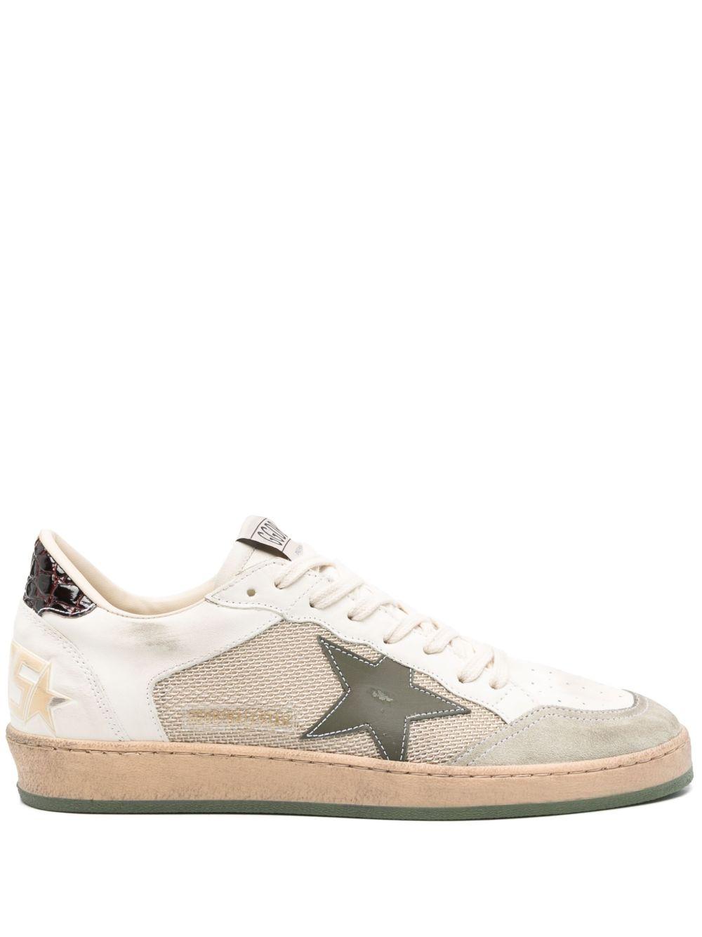 Sneakers Ball Star beige chiaro con imbottitura e soletta rimovibile 
