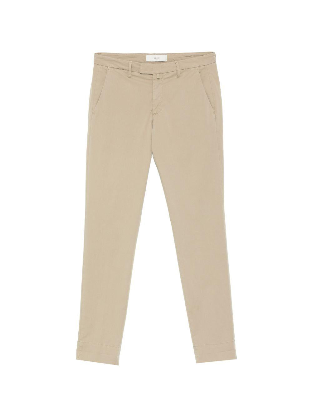 Pantaloni biscotto con risvolto 