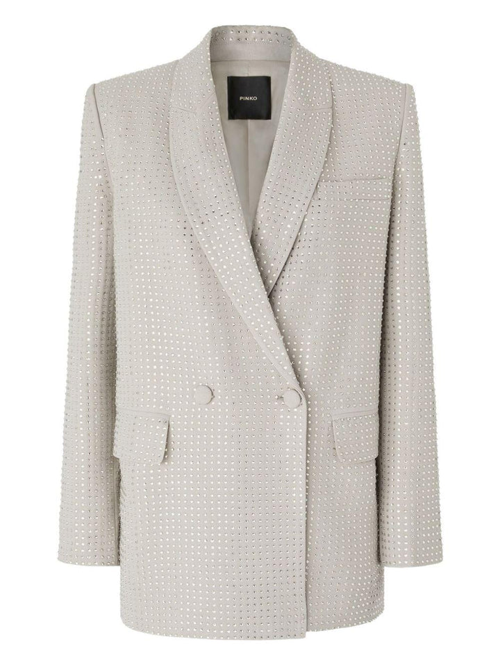 Blazer con cristalli 
