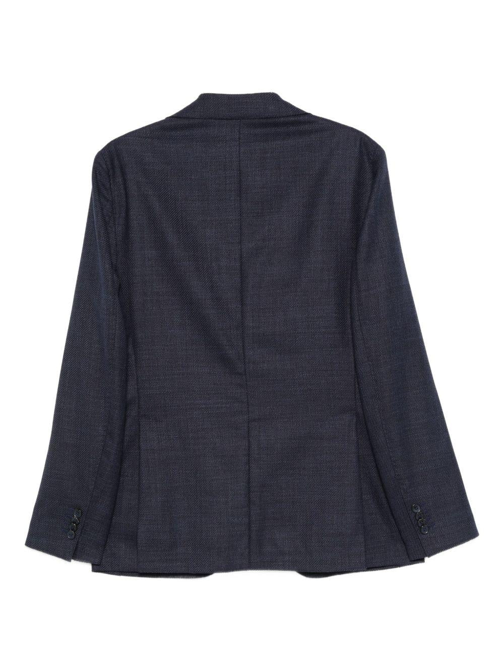 Blazer blu con bottoni 