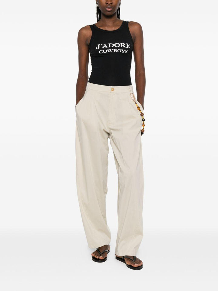 Pantaloni con perline 