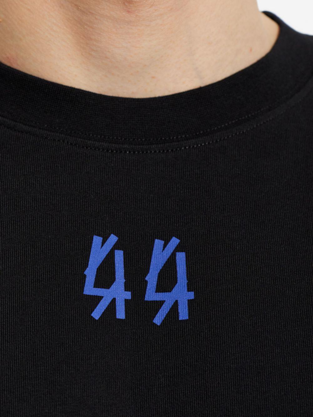 T-shirt stampata nera 
