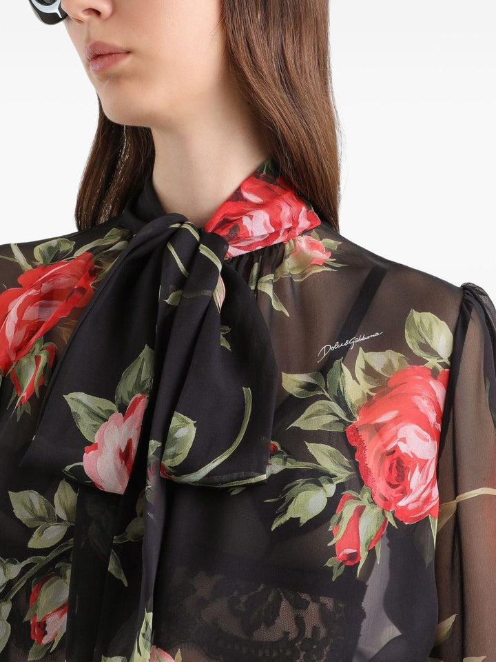 Blusa a fiori 