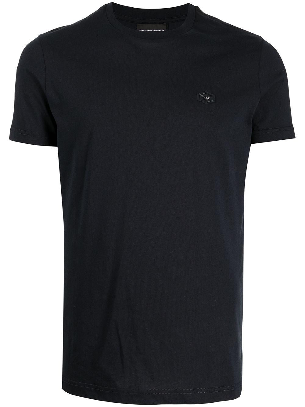 T-shirt blu manica corta 