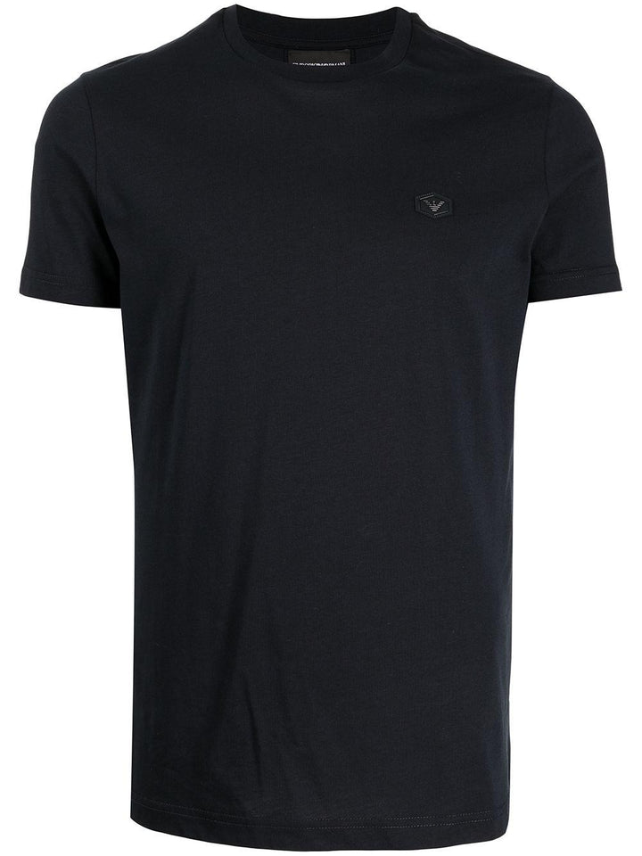 T-shirt blu manica corta 
