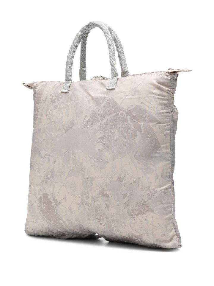 Borsa tote a fantasia colori neutri Helmet 