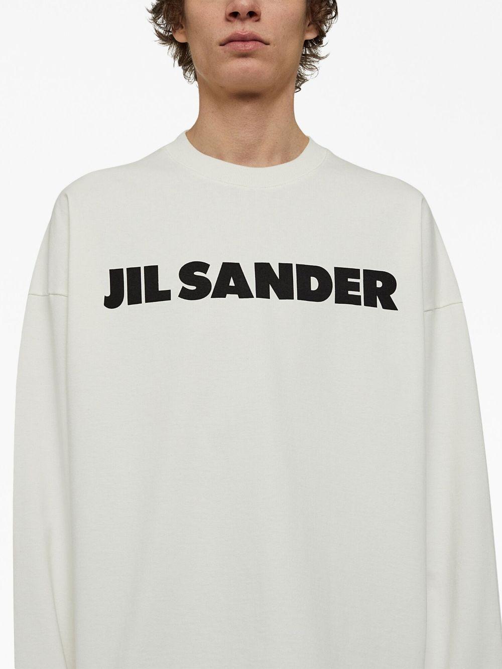 T-shirt porcelain con stampa logo 