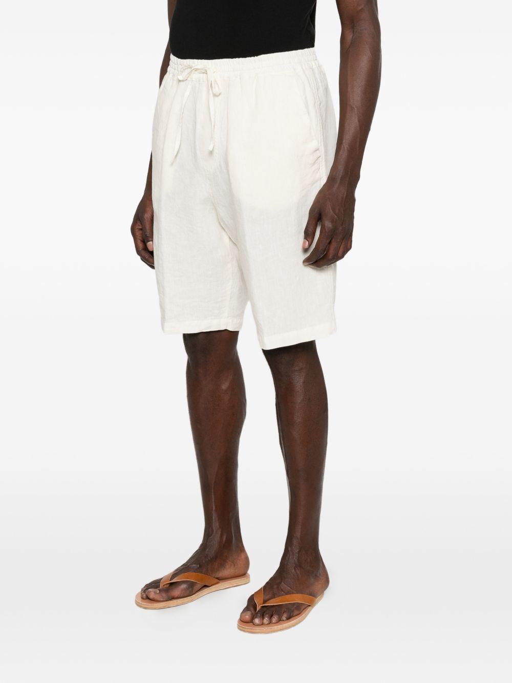 Shorts butter in lino con coulisse 