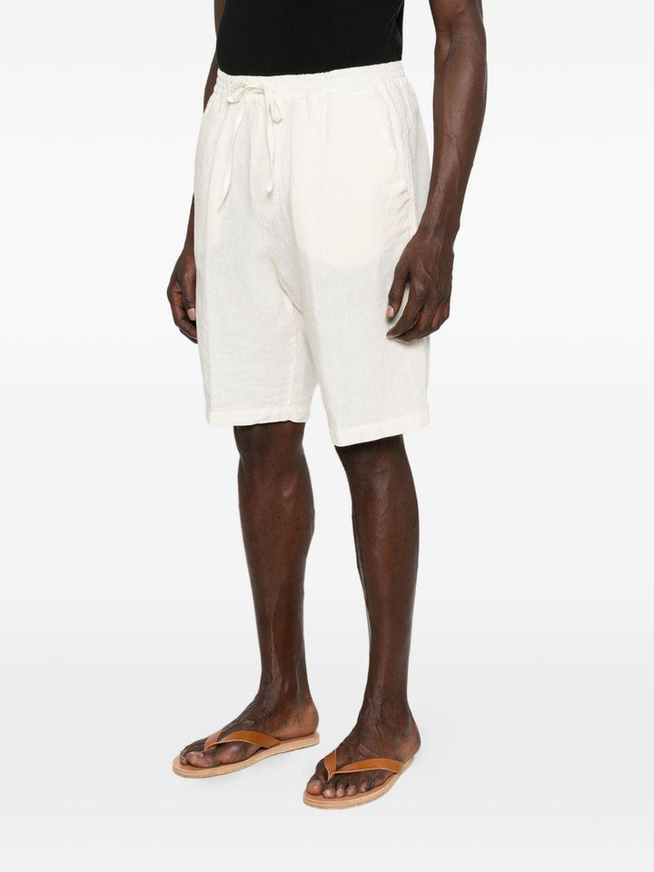 Shorts butter in lino con coulisse 