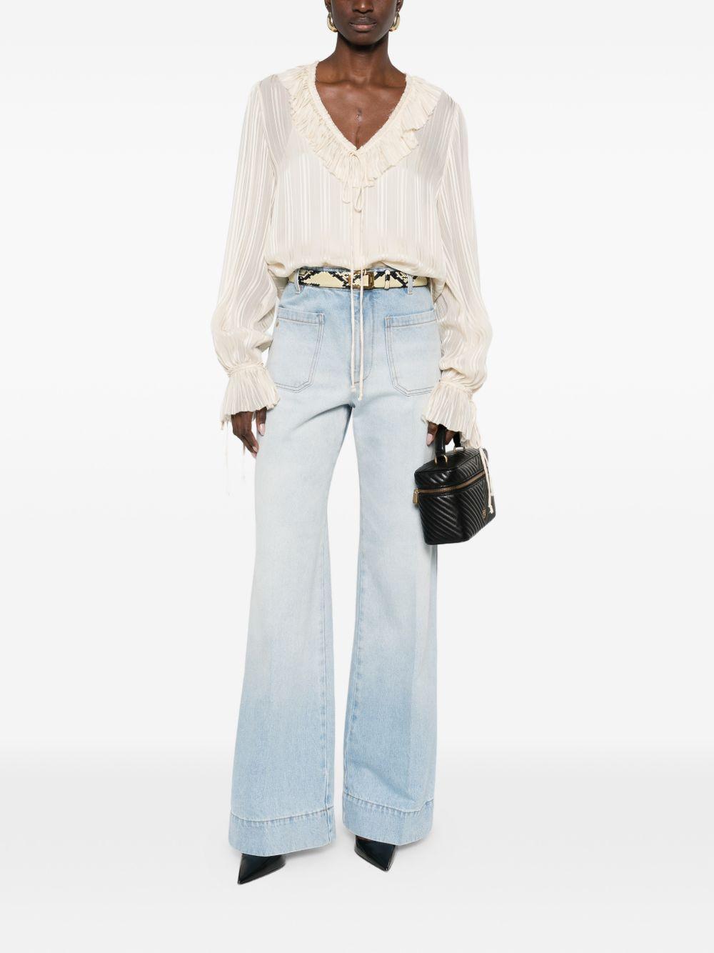 Camicia con ruches 