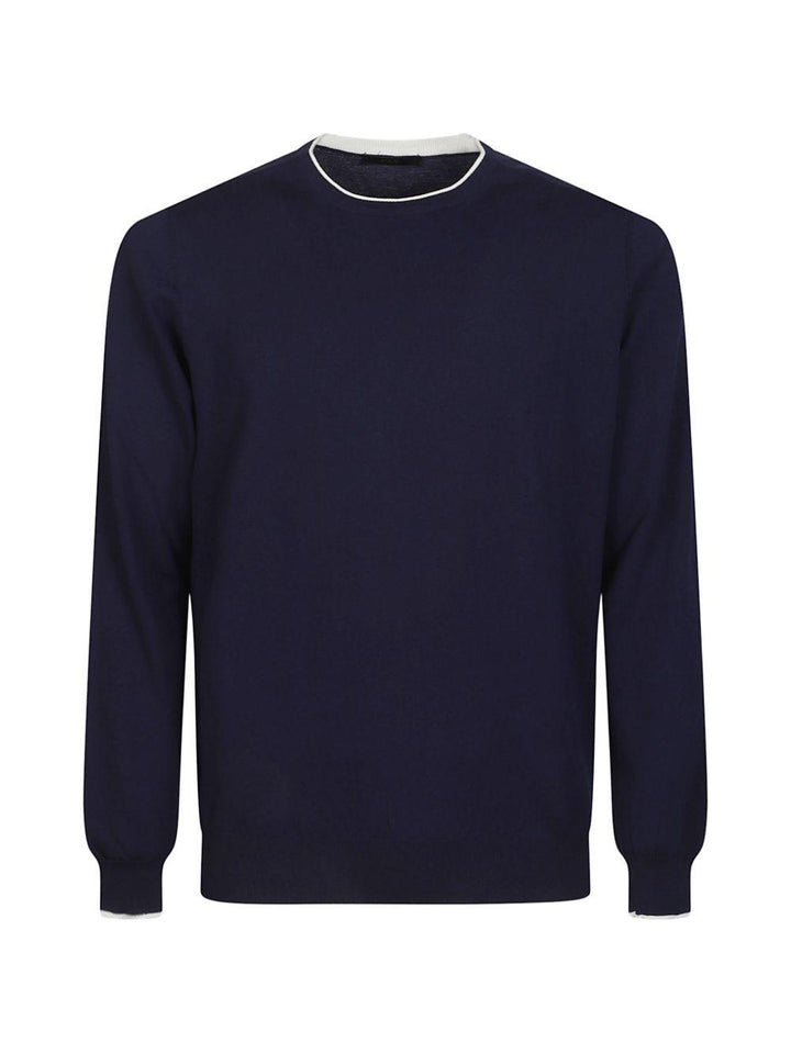 Maglione girocollo navy 