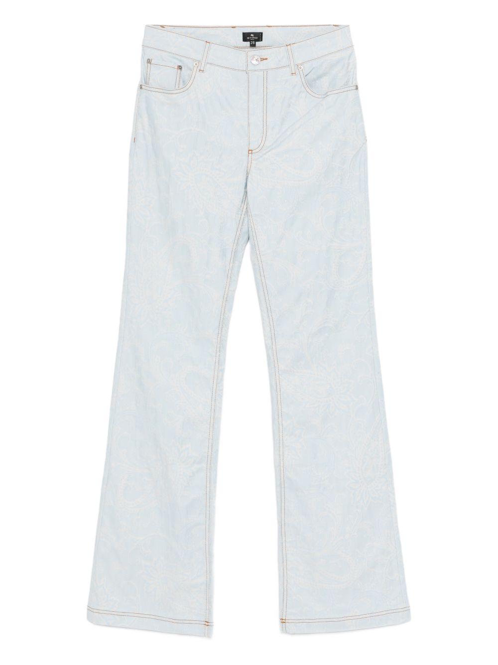 Denim con stampa peaisley 