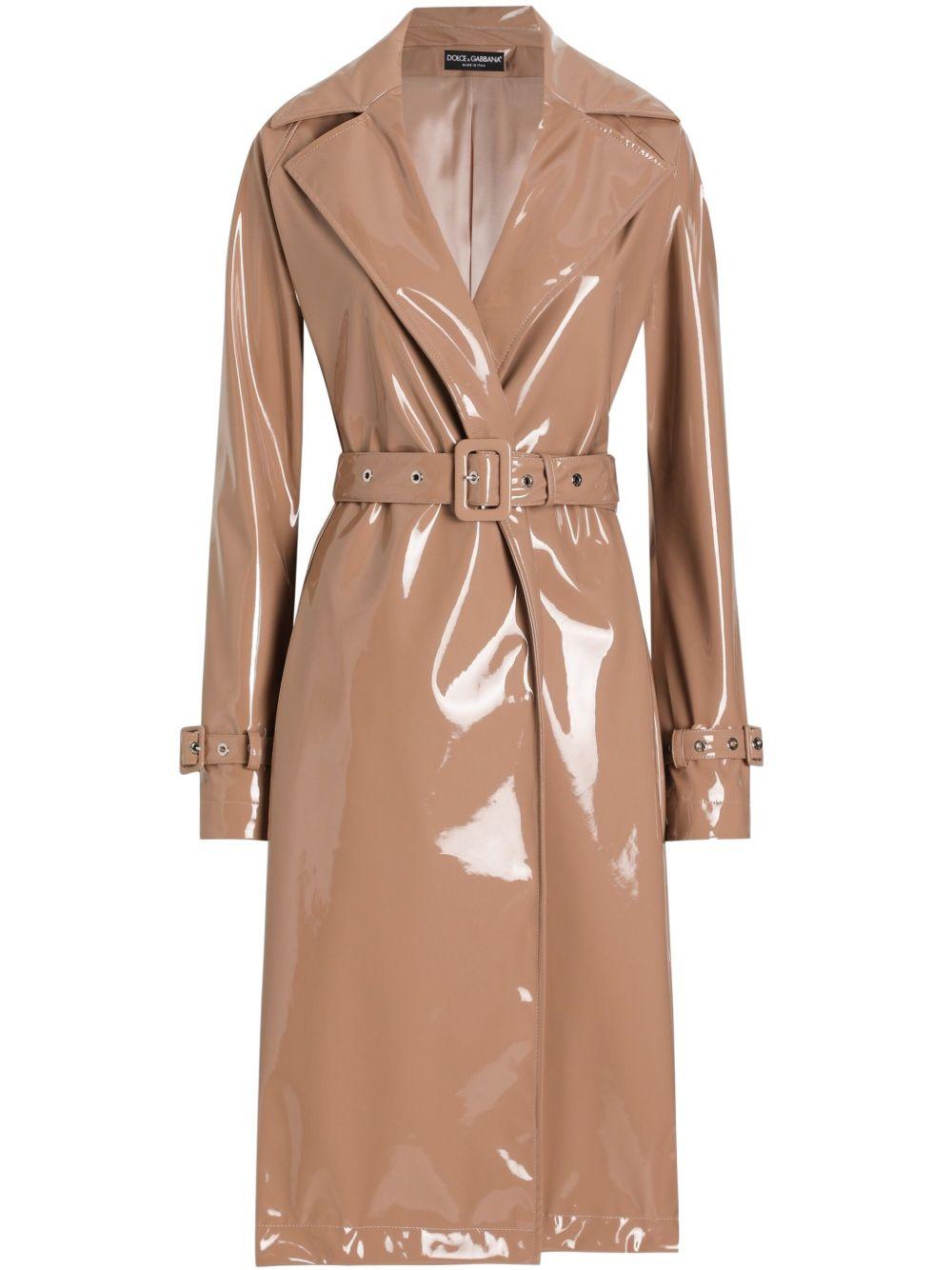 Trench con cintura 