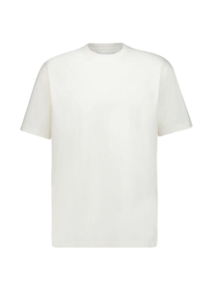 T-shirt con logo beige 