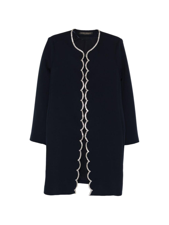 Cappotto con orlo a smerlo 