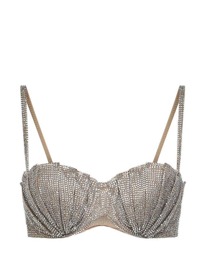 Reggiseno con cristalli 