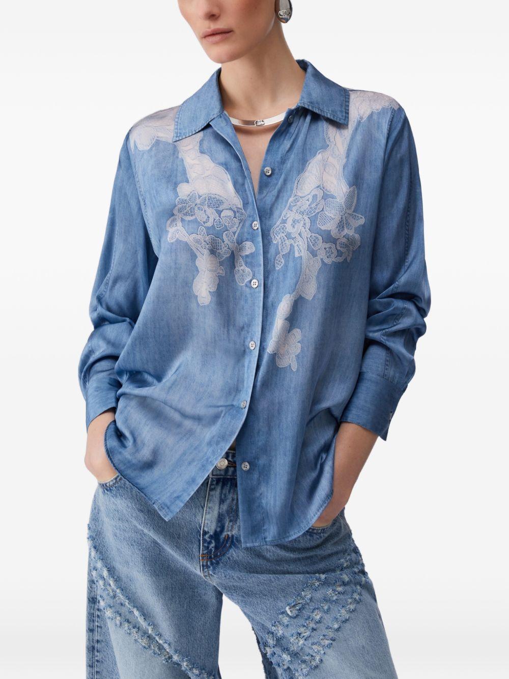 Camicia con inserti 