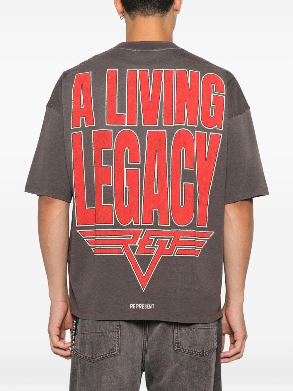T-shirt con logo nera 