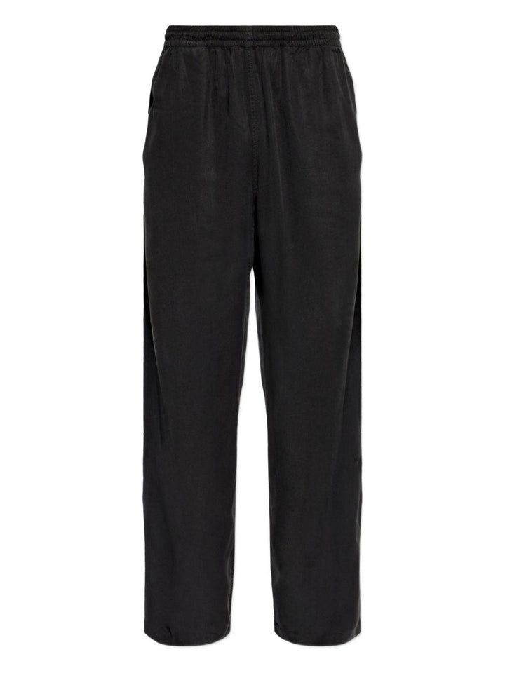 Pantaloni con vita elasticizzata nero 