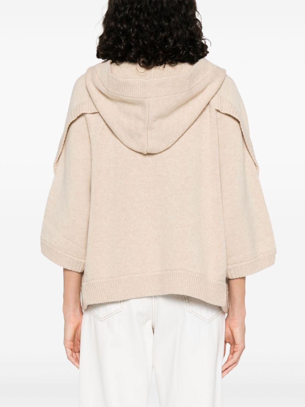 Cardigan con cappuccio Vals 