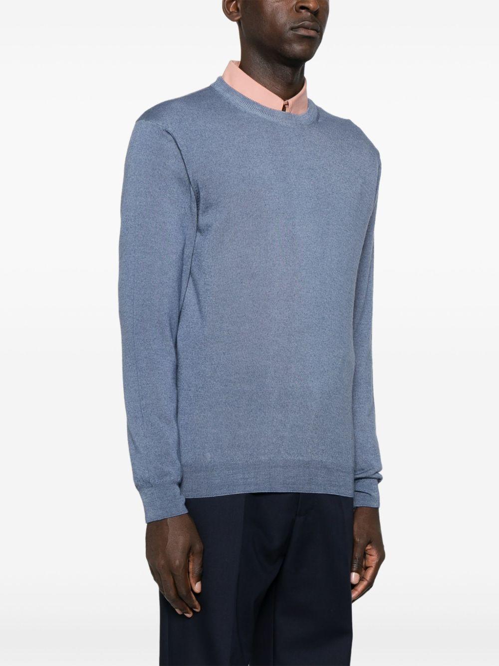 Maglione in lana azzurro