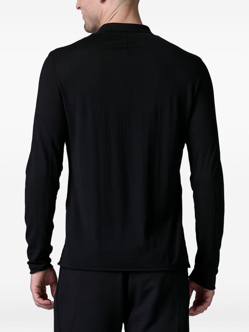 Maglione con bottoni nero