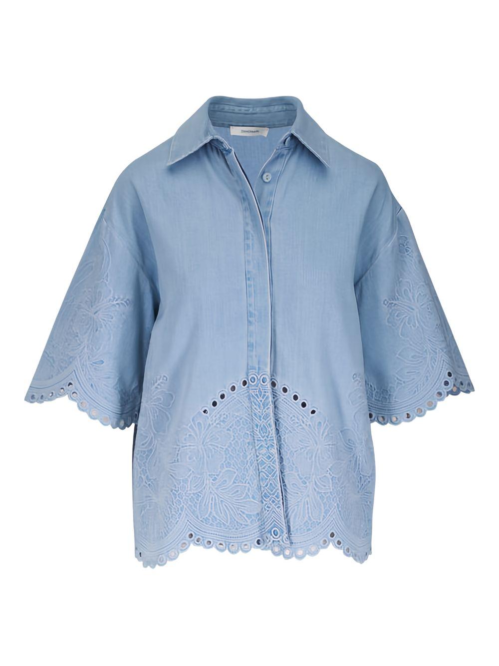 Camicia con ricamo 
