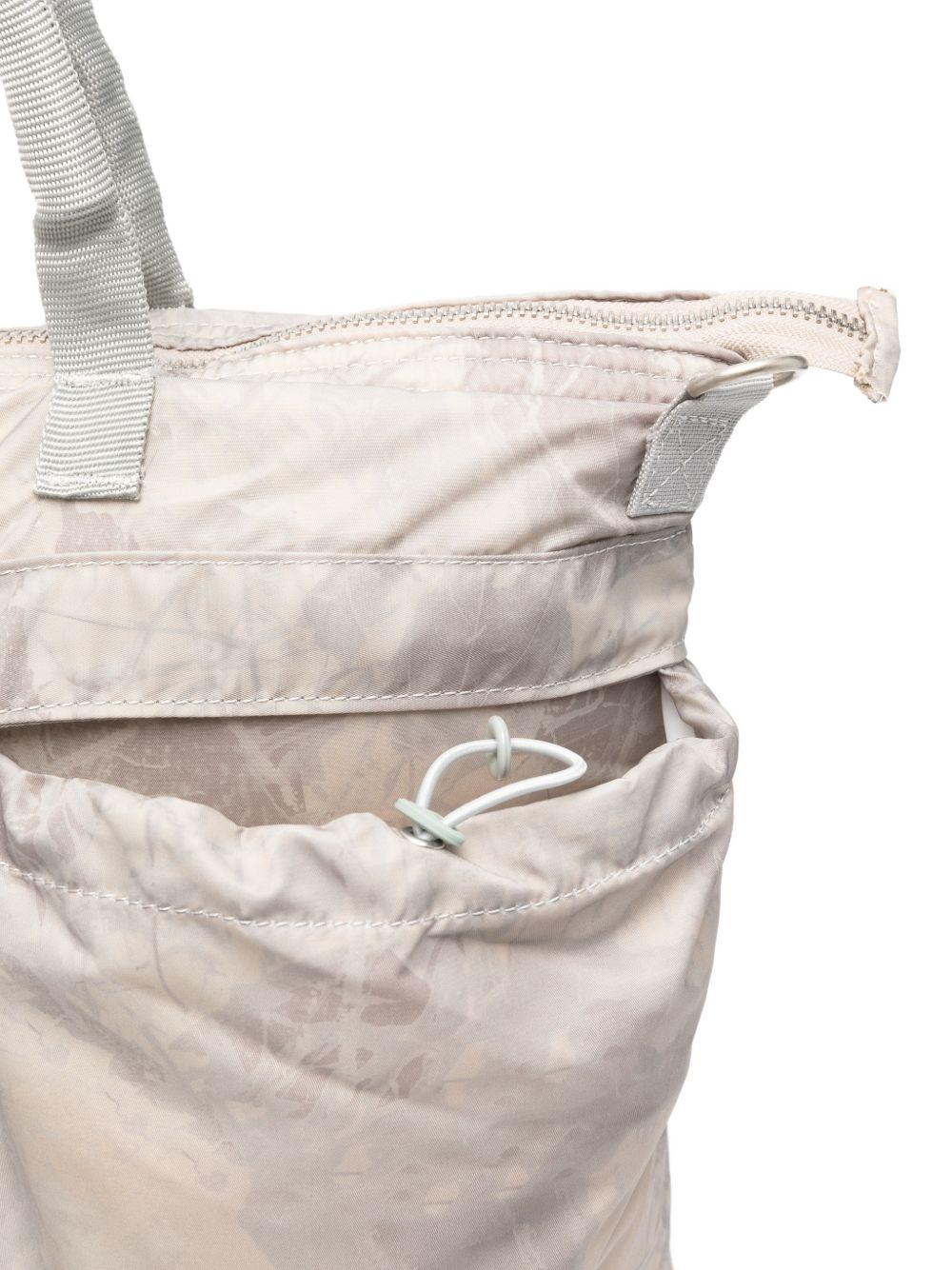 Borsa tote a fantasia colori neutri Helmet 