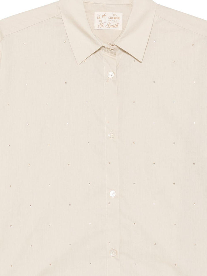 Camicia con strass 