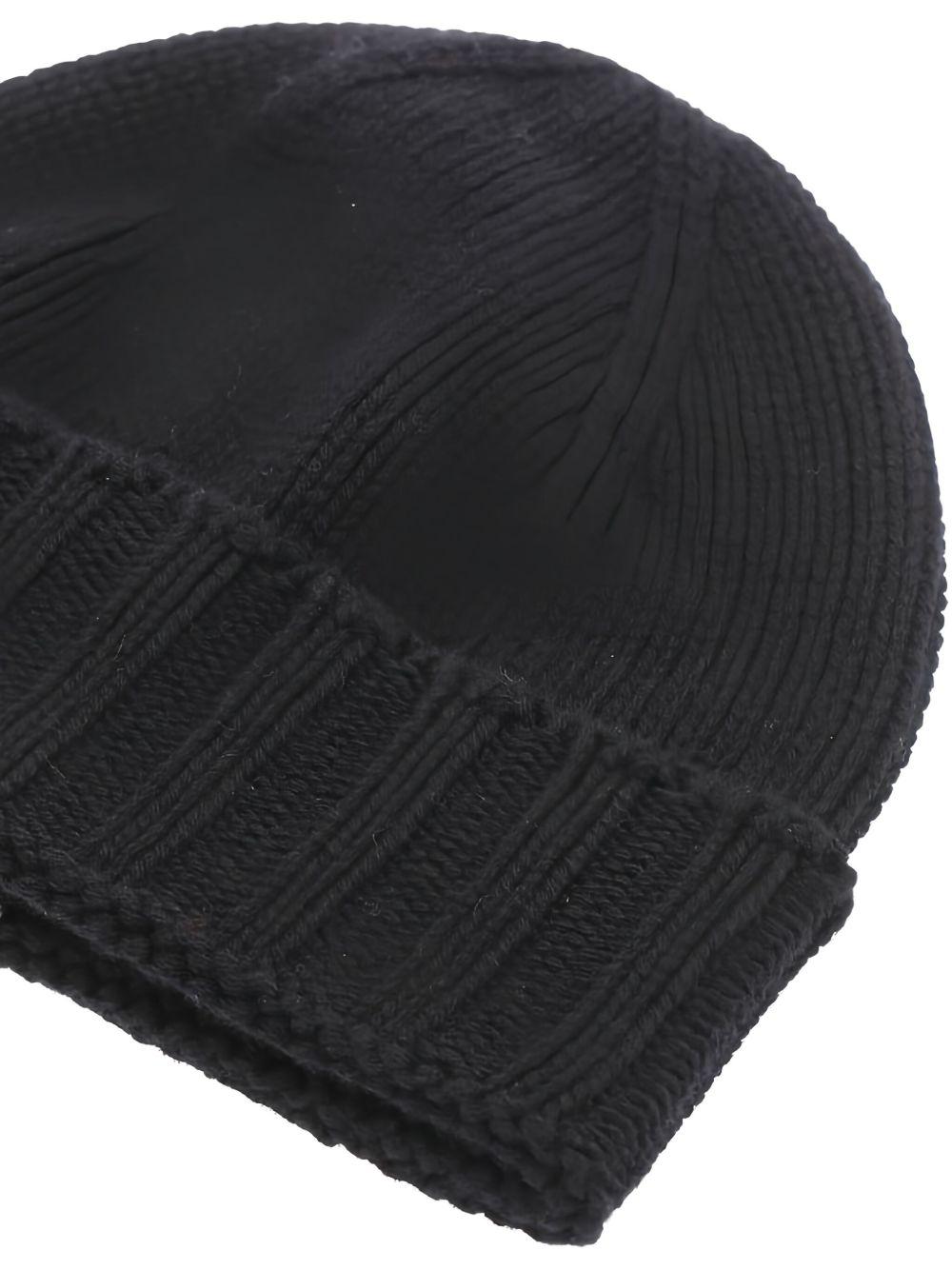 Berretto blu navy in cashmere 