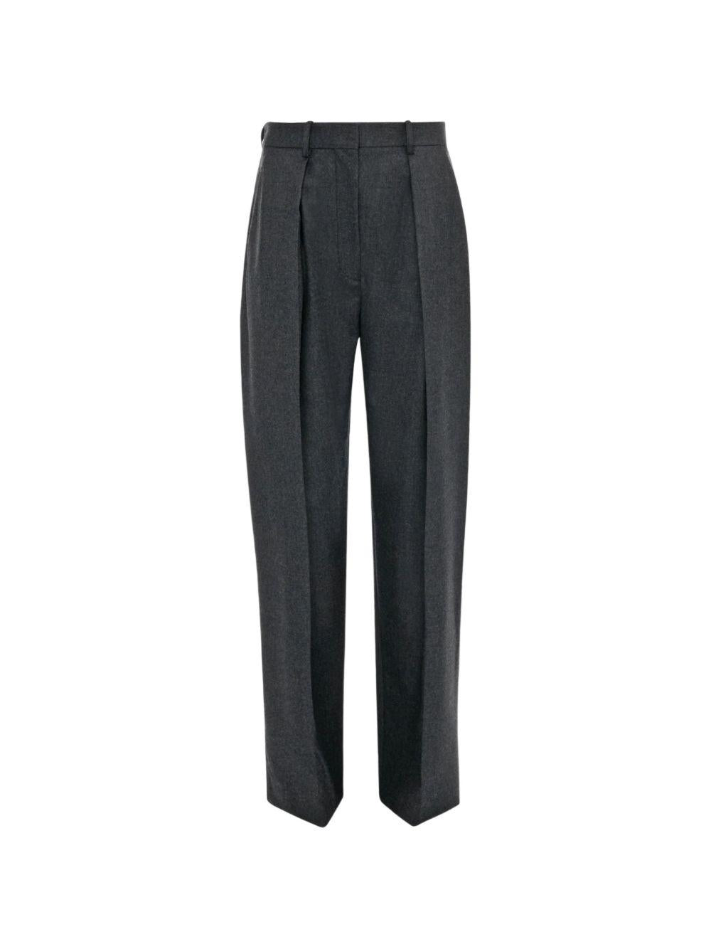 Pantaloni dritti con pieghe 