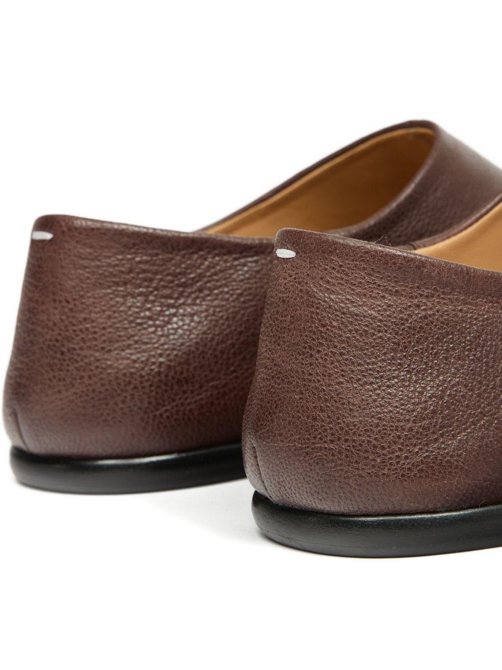Mocassini Tabi Babouche color cioccolato 
