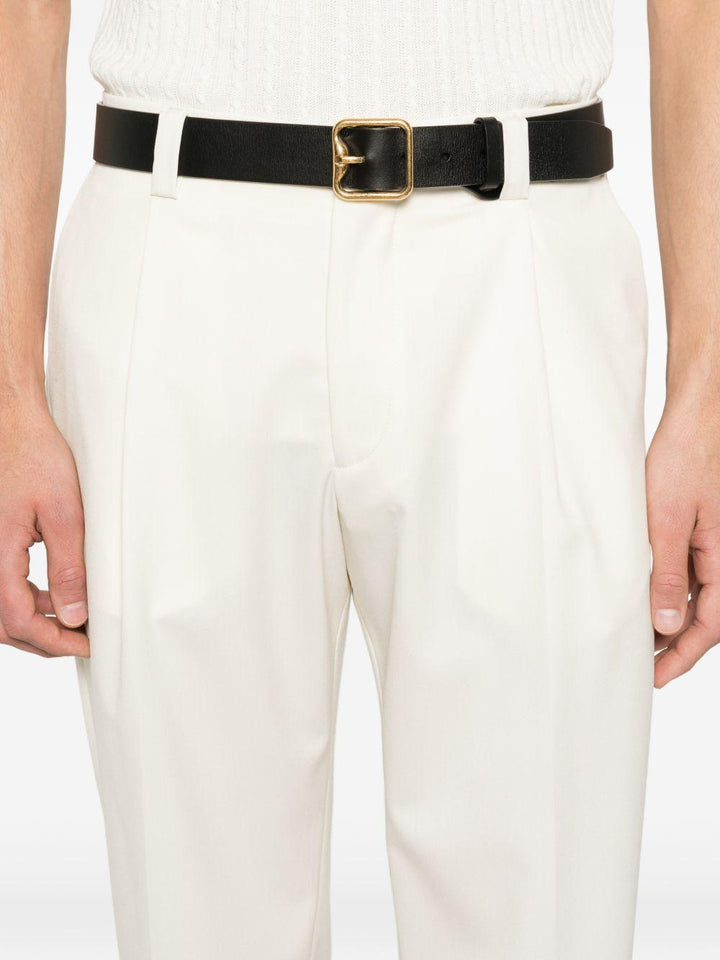 Pantaloni sartoriali panna 