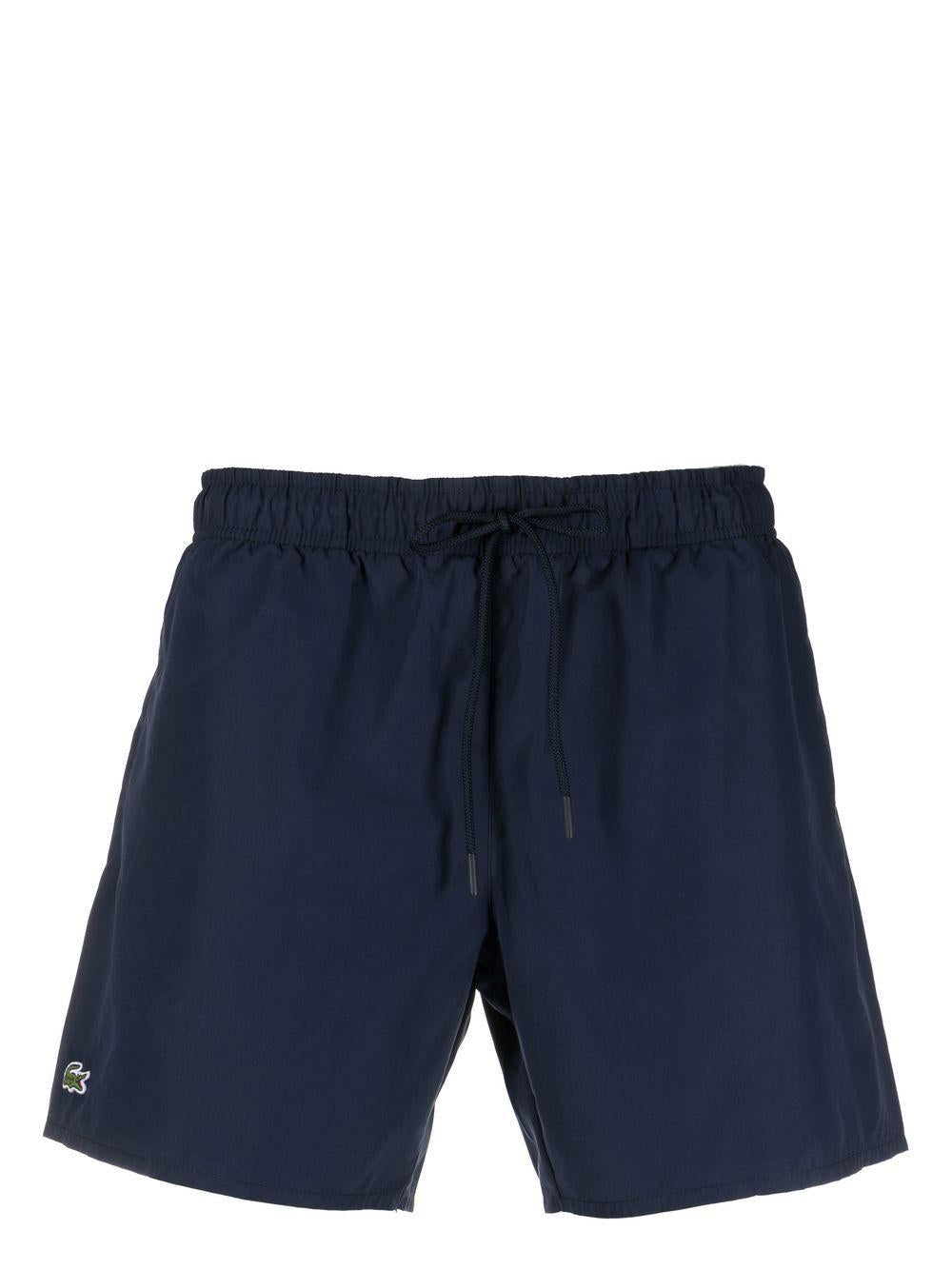 Costume da bagno blu navy con ricamo 