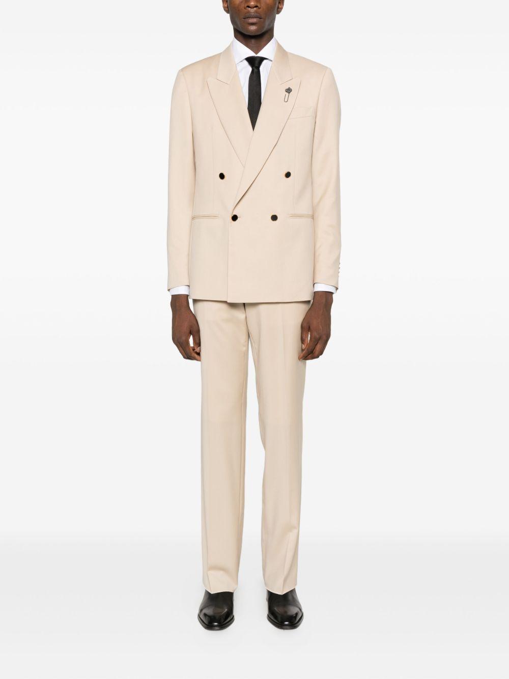 Pantaloni beige dritti 