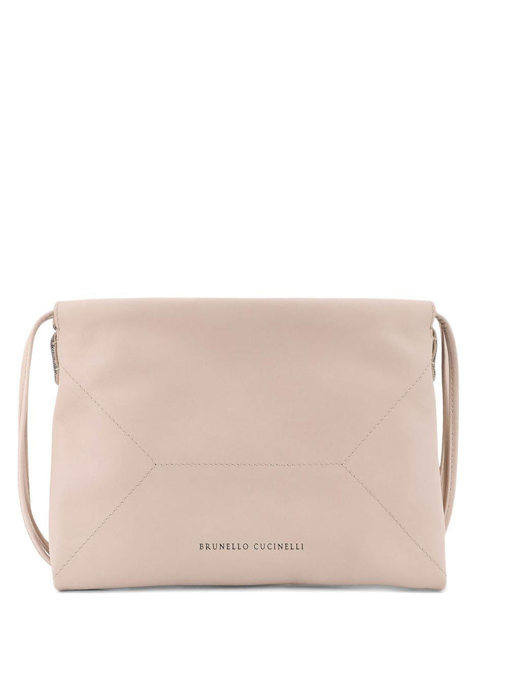 Borsa a spalla con logo 