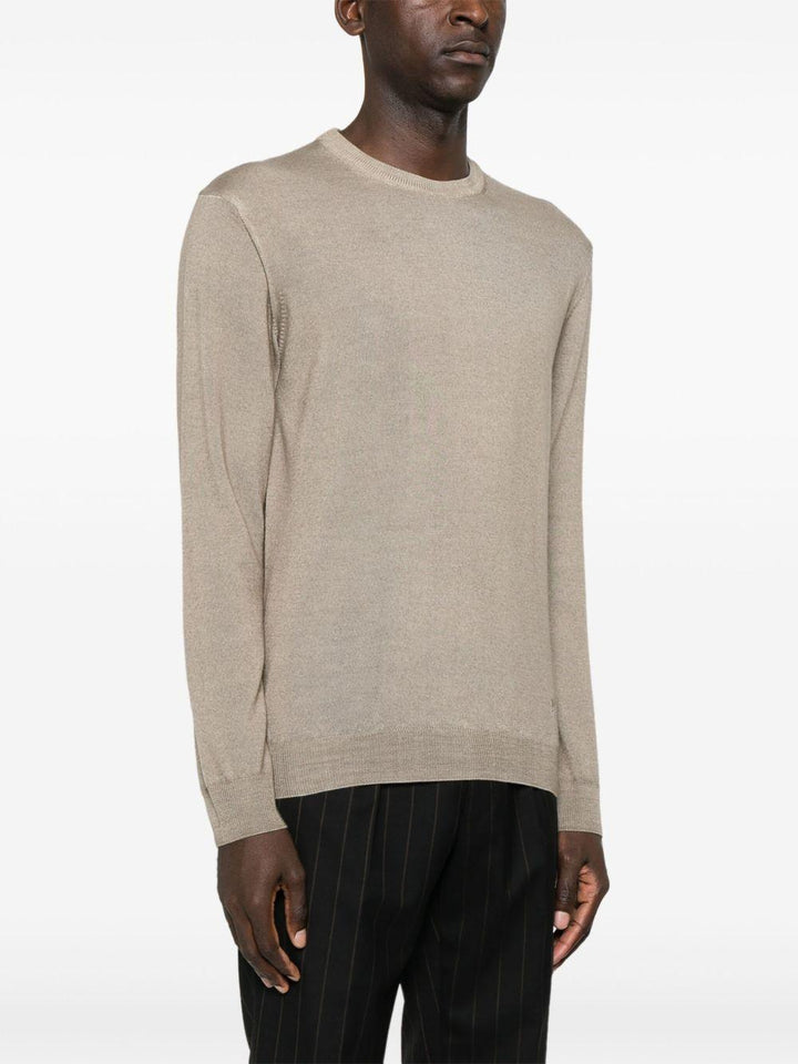 Maglione in lana beige 