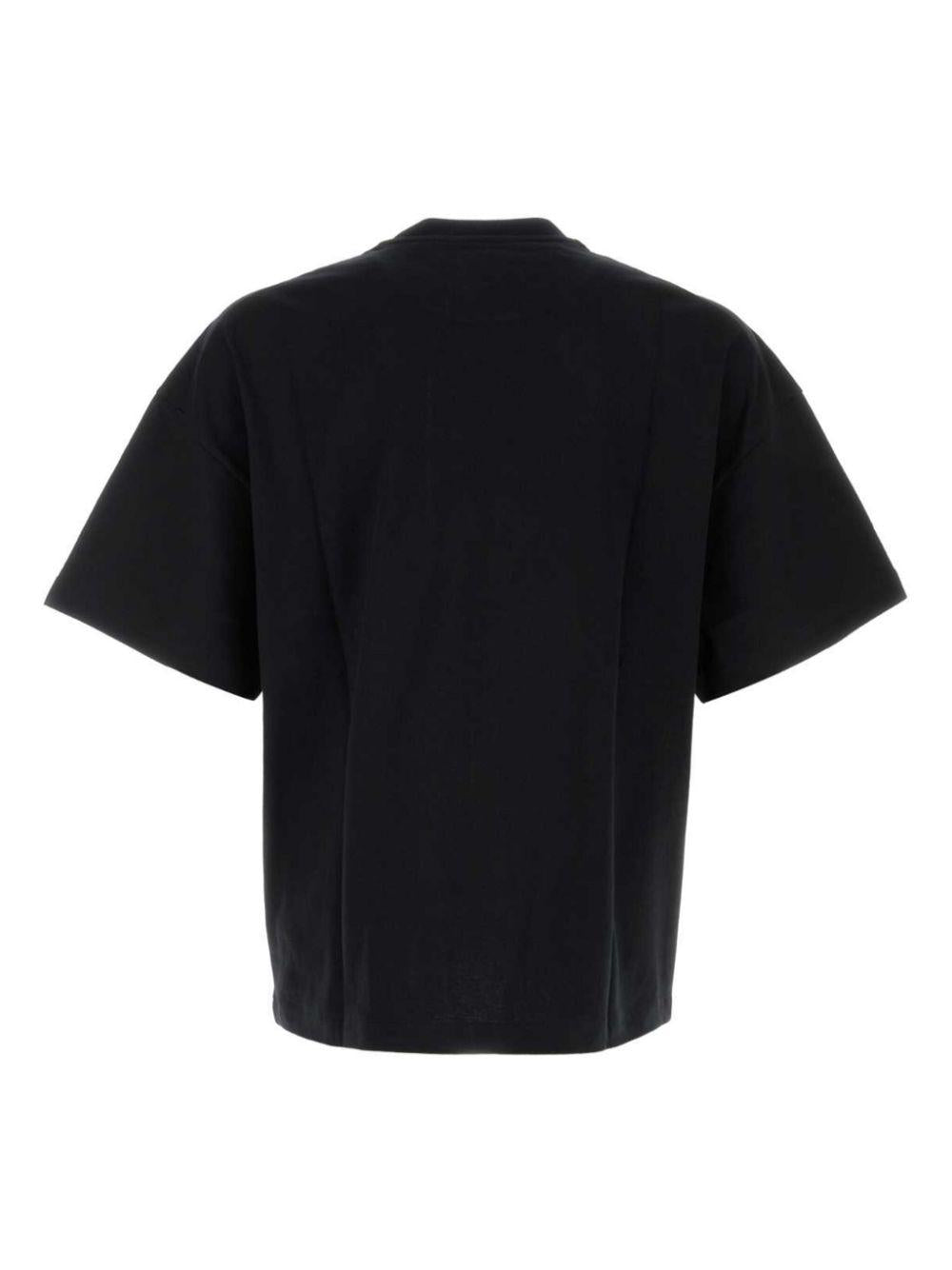 T-shirt logotype nera 