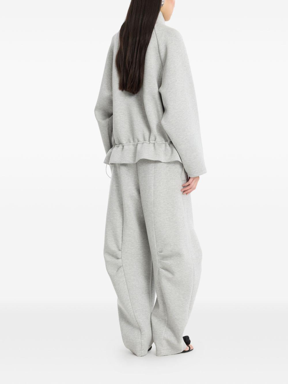 Pantaloni con arricciatura 
