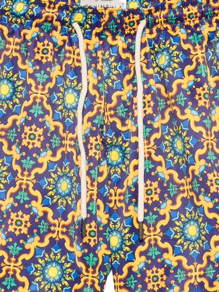 Costume da bagno fantasia con stampa geometrica 