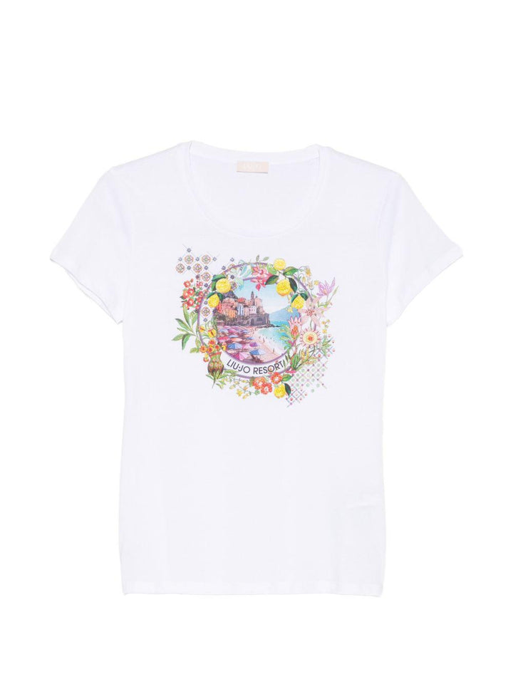 T-shirt in cotone stampato 