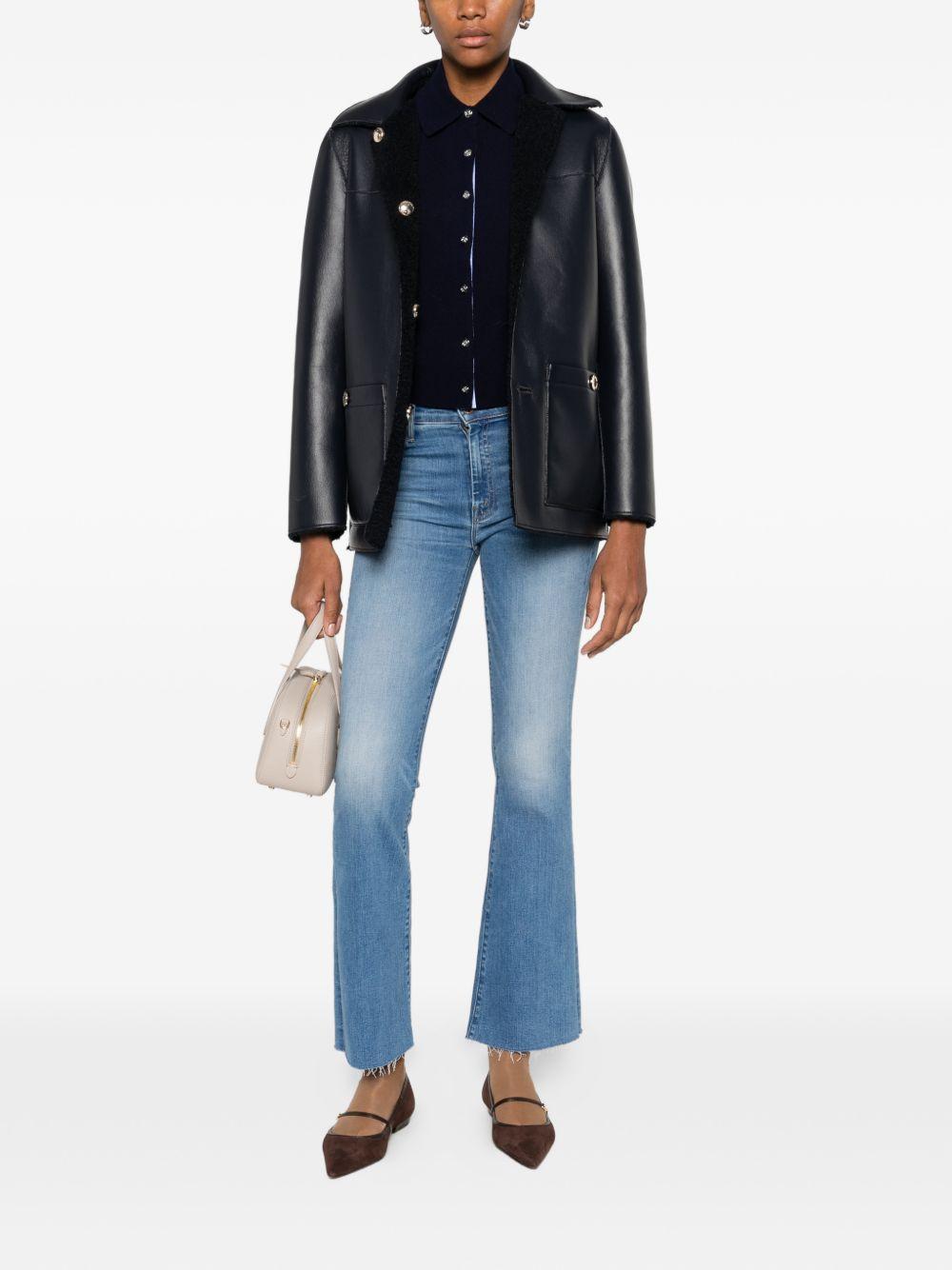 Jeans con orlo sfrangiato 