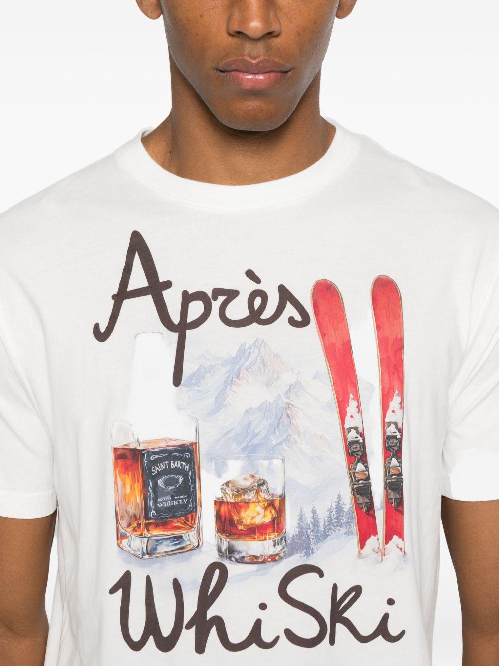 T-shirt bianca con stampa grafica 