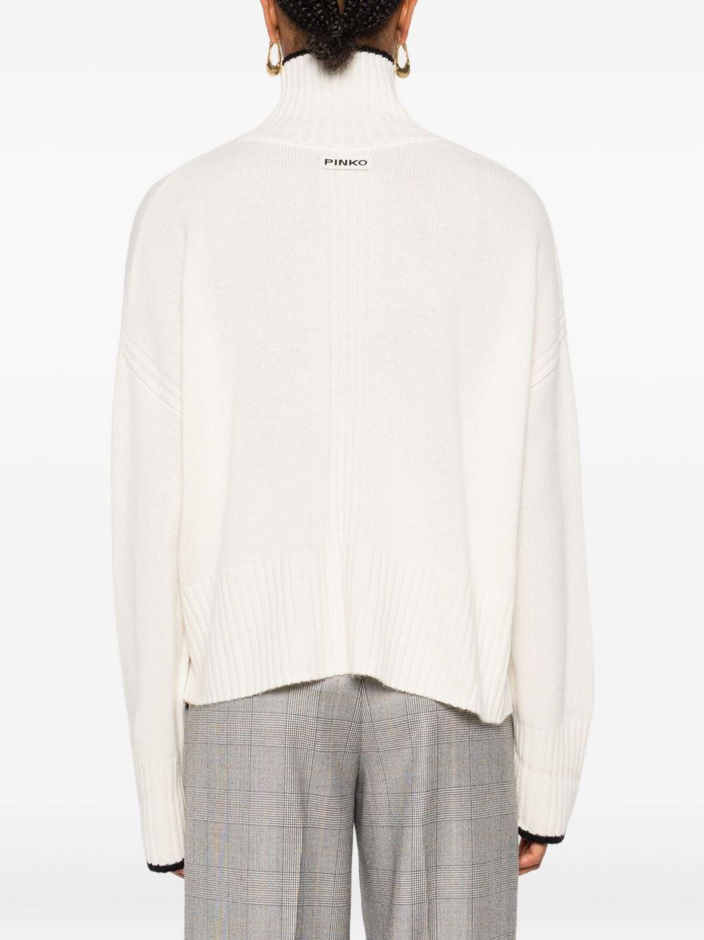 Maglione a collo alto 