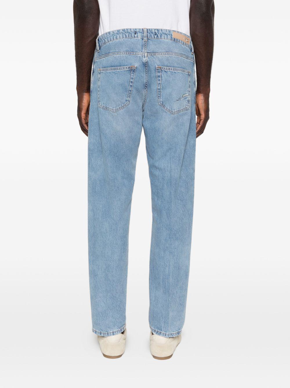 Jeans effetto slavato azzurro chiaro 