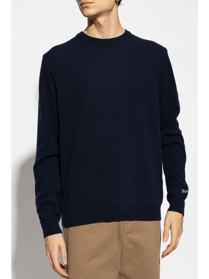 Maglione girocollo blu scuro 