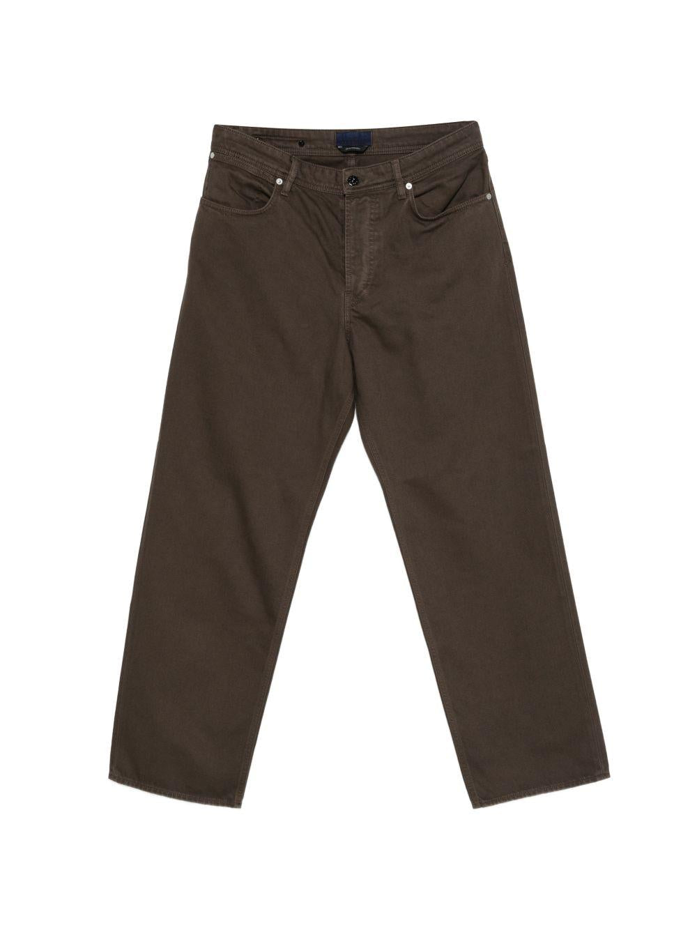 Jeans Umber marroni cinque tasche 